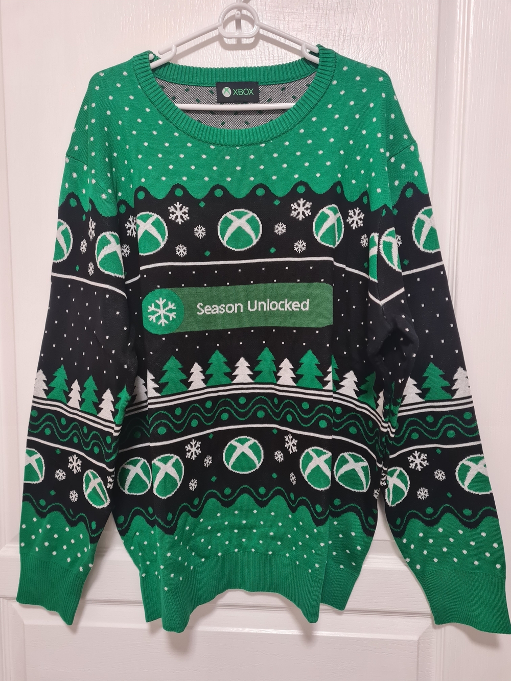 Microsoft Xbox Season Unlocked Ugly Christmas Holiday Sweater 2023